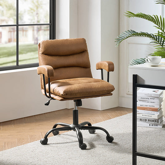 Anselm Chaise de Bureau Moderne en Similicuir