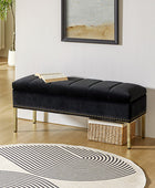 Egmund Banc de rangement Flip Top rembourré