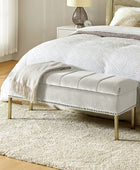 Egmund Banc de rangement Flip Top rembourré
