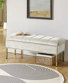 Egmund Banc de rangement Flip Top rembourré