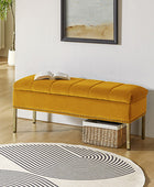 Egmund Banc de rangement Flip Top rembourré