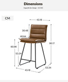 Ensemble de 2 Tabourets Frank Bar et comptoir