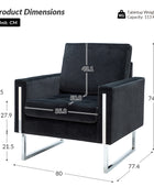 Fauteuil club en velours Chariclo