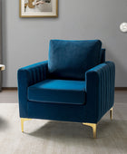 Fauteuil club en velours Didyme