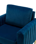 Fauteuil club en velours Didyme