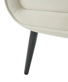 Fauteuil Val Moderne en Velours avec Pieds Métalliques Réglables