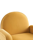 Fauteuil Val Moderne en Velours avec Pieds Métalliques Réglables