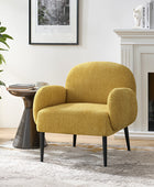 Fauteuil Abner avec Accoudoirs Courbés Ergonomiques