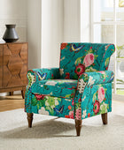 Artemisa Fauteuil moderne tapissé à motifs floraux