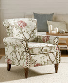 Artemisa Fauteuil moderne tapissé à motifs floraux