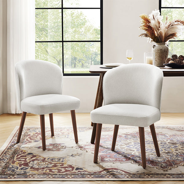 Celeste Mid-century Chaise de salle à manger à support ergonomique