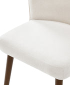 Celeste Mid-century Chaise de salle à manger à support ergonomique