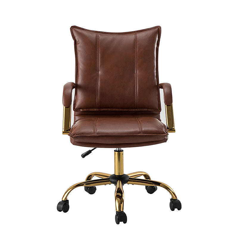 Michele chaise de Travail Pivotante et Réglable en cuir Végétalien