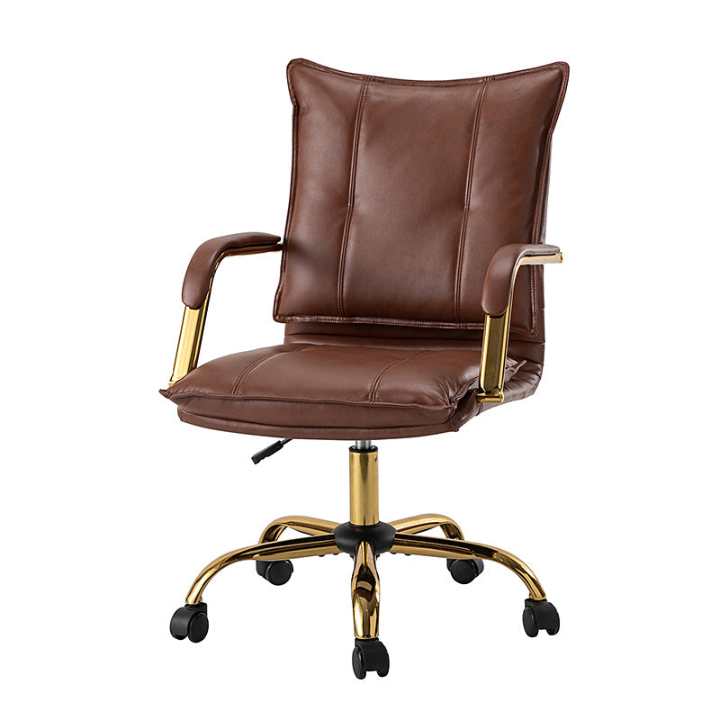 Michele chaise de Travail Pivotante et Réglable en cuir Végétalien