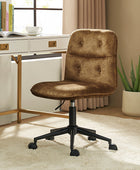 Leonhard Upholstered Swivel Task Chair avec hauteur et roues réglables