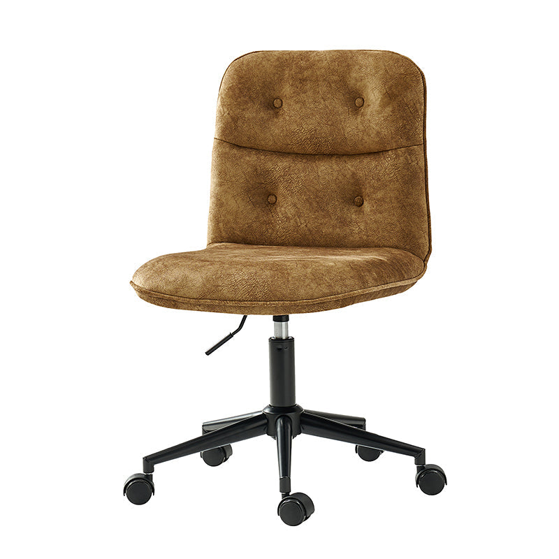 Leonhard Upholstered Swivel Task Chair avec hauteur et roues réglables