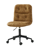 Leonhard Upholstered Swivel Task Chair avec hauteur et roues réglables