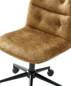 Leonhard Upholstered Swivel Task Chair avec hauteur et roues réglables