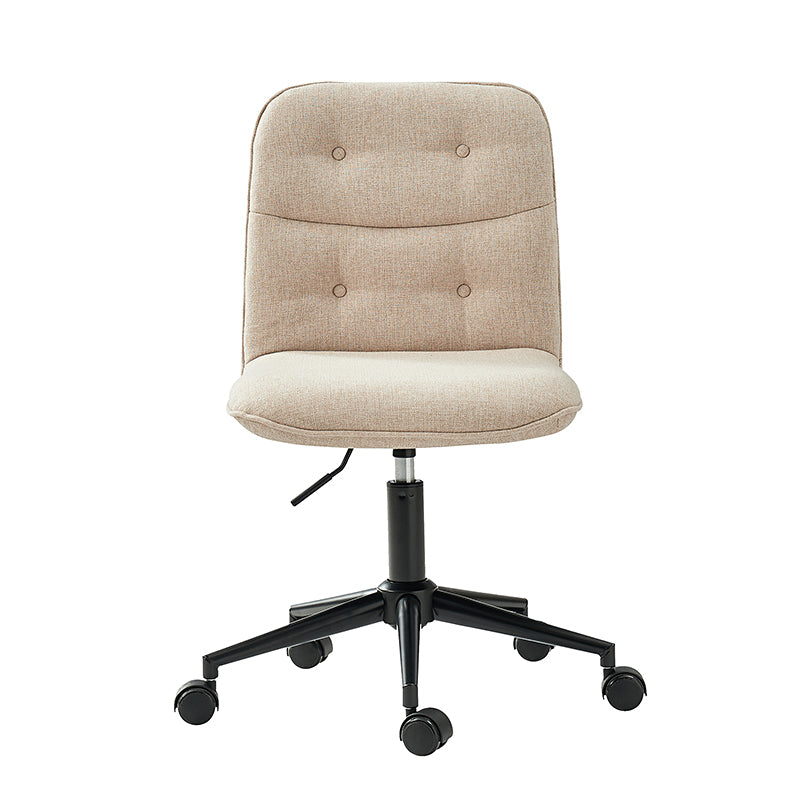 Leonhard Upholstered Swivel Task Chair avec hauteur et roues réglables