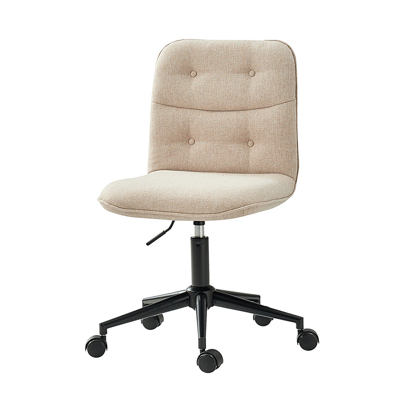 Leonhard Upholstered Swivel Task Chair avec hauteur et roues réglables