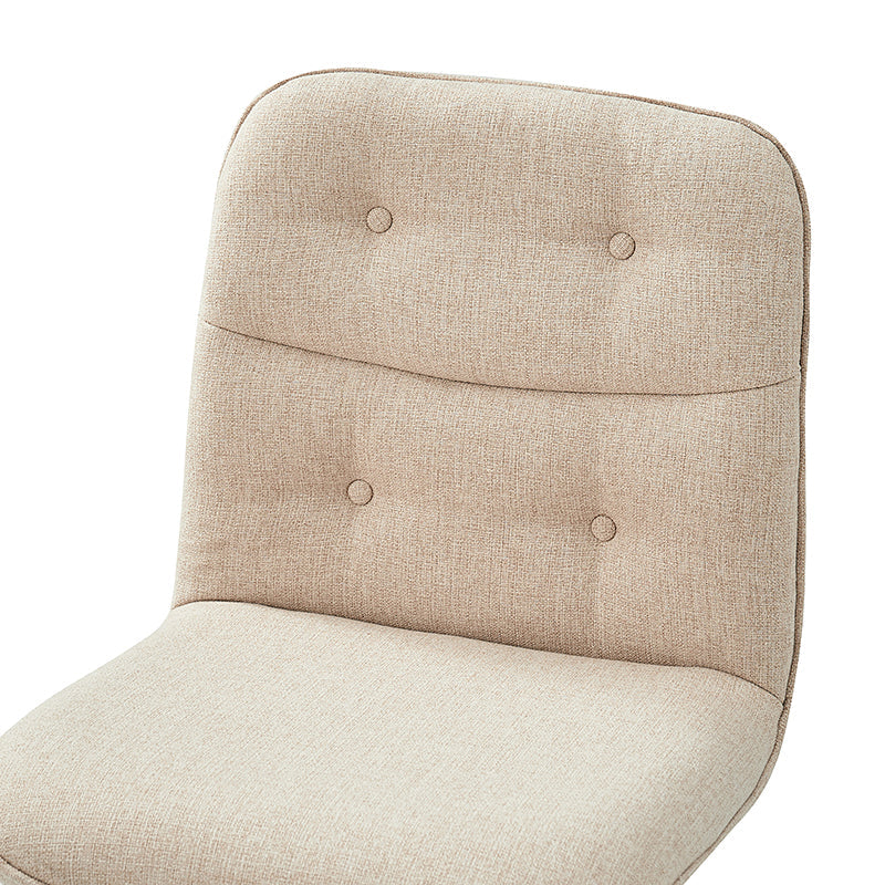 Leonhard Upholstered Swivel Task Chair avec hauteur et roues réglables