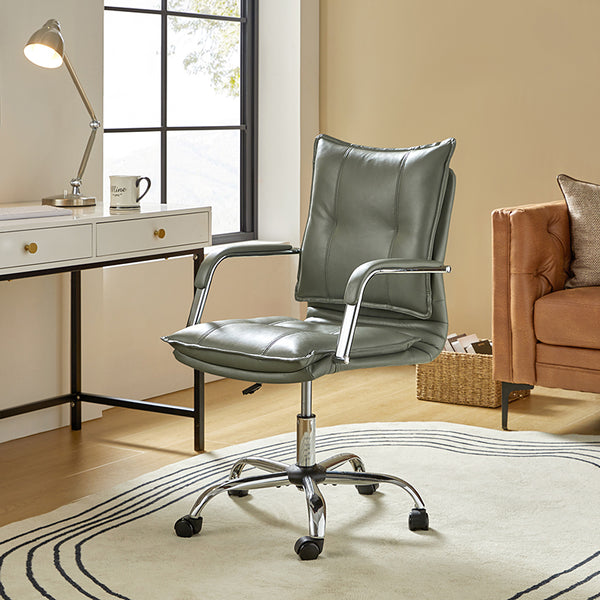 Chaise de bureau Doug avec accoudoirs rembourrés