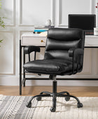 Anselm Chaise de Bureau Moderne en Similicuir