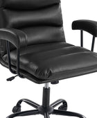 Anselm Chaise de Bureau Moderne en Similicuir