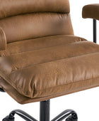 Anselm Chaise de Bureau Moderne en Similicuir