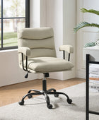 Anselm Chaise de Bureau Moderne en Similicuir