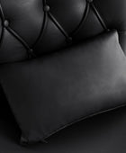 Chaise de bureau à hauteur réglable Cecil avec dossier touffeté et coussin