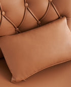 Chaise de bureau à hauteur réglable Cecil avec dossier touffeté et coussin