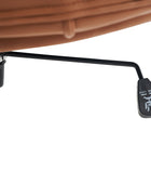 Chaise de bureau à hauteur réglable Cecil avec dossier touffeté et coussin