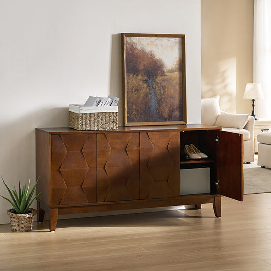 Buffet Kamu 60" : Cabinet à Chaussures Élégant pour l'Entrée