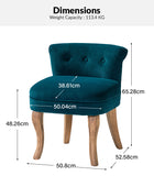 Tabouret de maquillage Moises Velvet