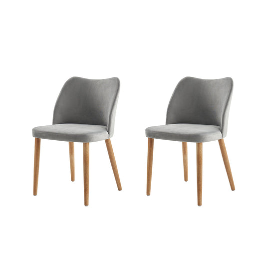 Barbara Chaise de Salle à Manger Rembourrée Moderne du Milieu du Siècle