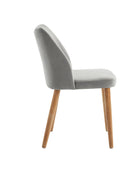 Barbara Chaise de Salle à Manger Rembourrée Moderne du Milieu du Siècle