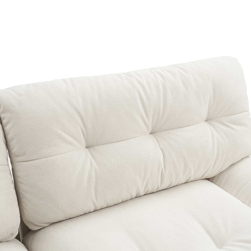 Hilario Loveseat avec ports USB-C, rangement et design touffeté