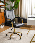 Michele chaise de Travail Pivotante et Réglable en cuir Végétalien