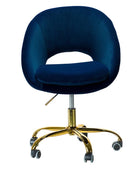 Ramona Velvet Upholstered Office Chair - Hulala Home