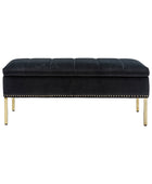 Egmund Banc de rangement Flip Top rembourré