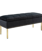 Egmund Banc de rangement Flip Top rembourré
