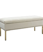 Egmund Banc de rangement Flip Top rembourré
