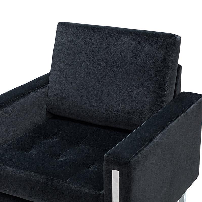 Chariclo Velvet Armchair - Hulala Home