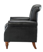 Deniz Vegan Leather Armchair - Hulala Home