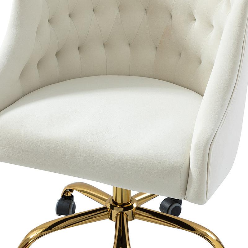 Penelope Velvet Tufted Office Chair - Hulala Home