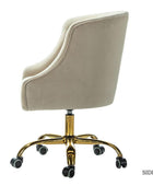 Penelope Velvet Tufted Office Chair - Hulala Home