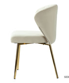 Chaises en velours aruna