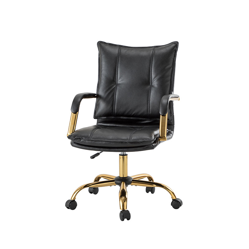 Michele chaise de Travail Pivotante et Réglable en cuir Végétalien