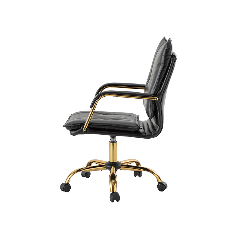 Michele chaise de Travail Pivotante et Réglable en cuir Végétalien